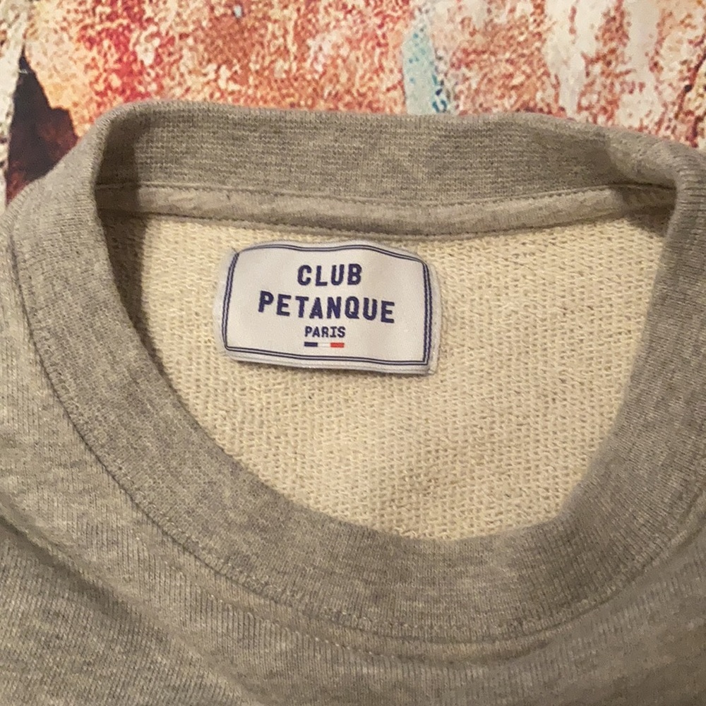 Madewell x Club Petanque™ Rainbow University Sweatshirt| Sz XS - Picture 6 of 9